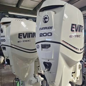 Twin 2011 Evinrude E-Tec 200Hp Outboard